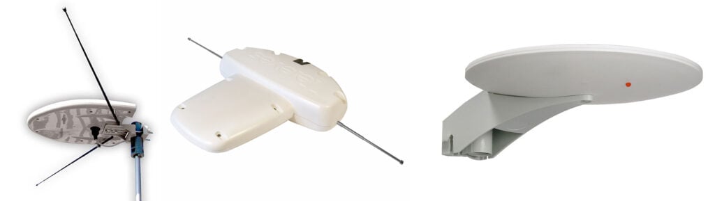 Antenner: Procamp TV Antenn Deluxe, Televes Dinova Boss, Triax UFO 170