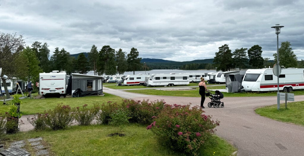 Sollerö Camping, lugn och ro