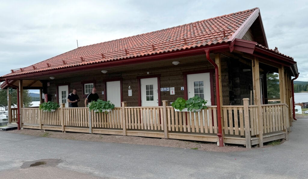 Sollerö Camping, reception