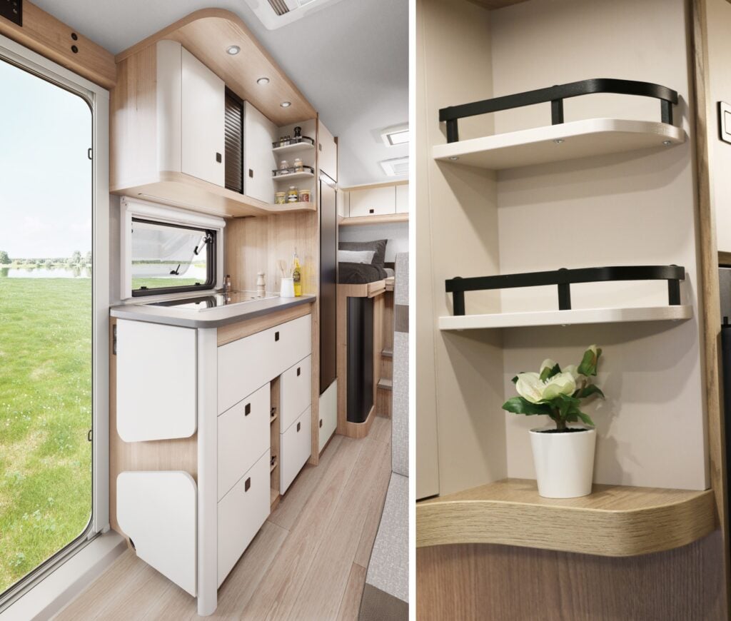 Hobby OnTour C 680 GE, kök