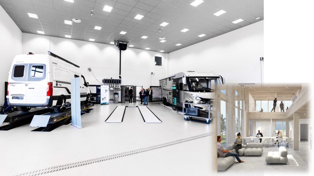 Hymer Center, ny verkstad