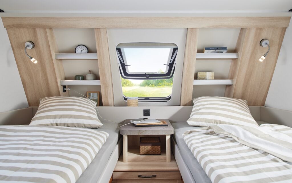 Hobby De Luxe 515 UHL, singelbäddar