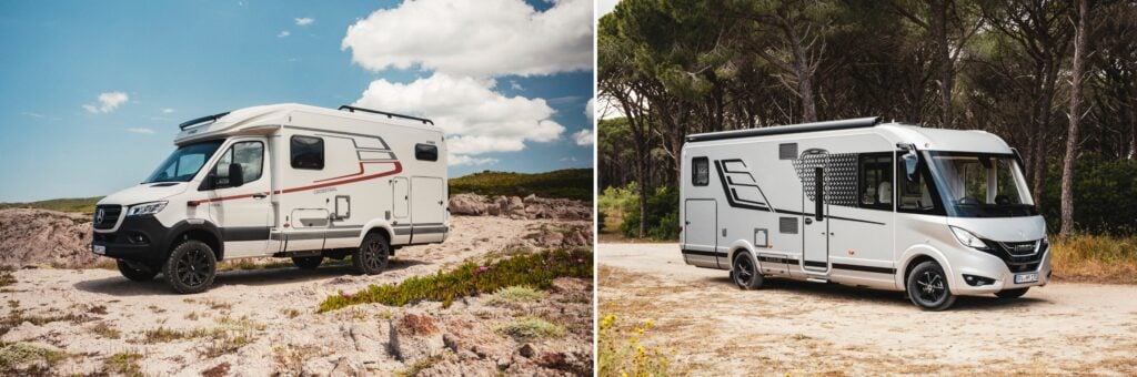 Hymer ML-T 850 Cross Trail och Hymer BlackLine Edition