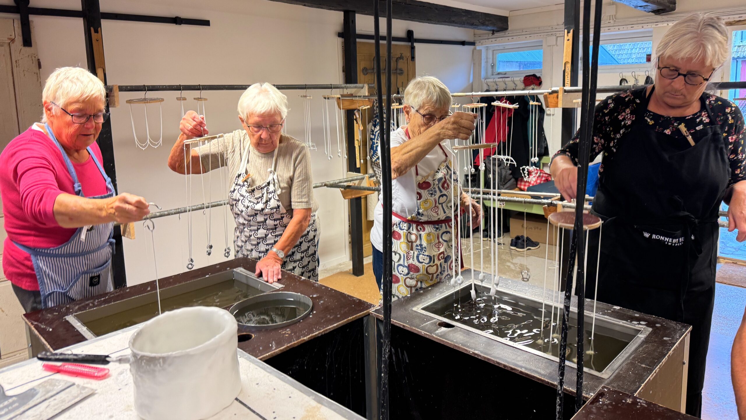 Stöpa ljusa klappar till jul