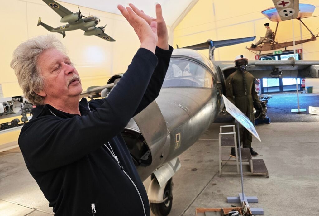Anders Johnsson, chef på Flygmuseet F21