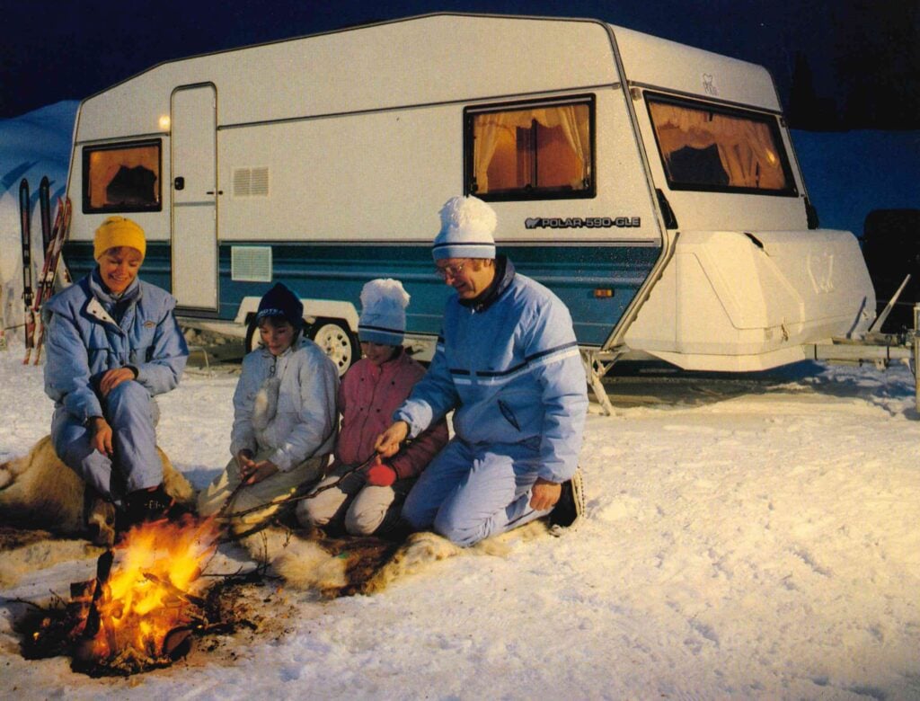 Vintercamping med Polar 590 GLE
