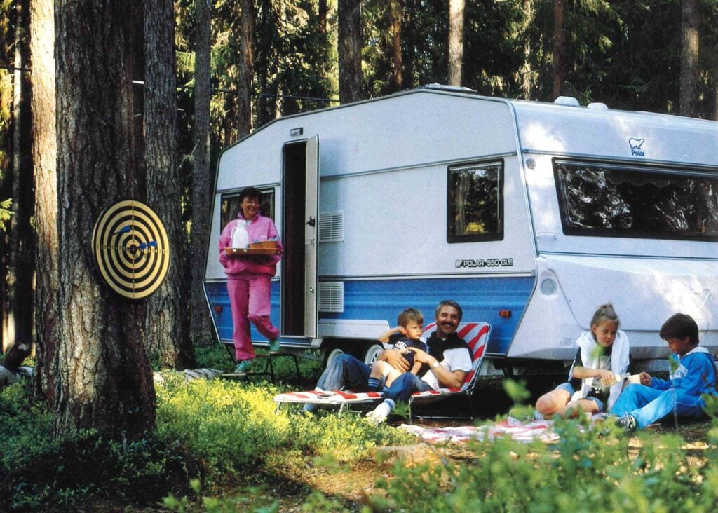 Camping med Polar 550