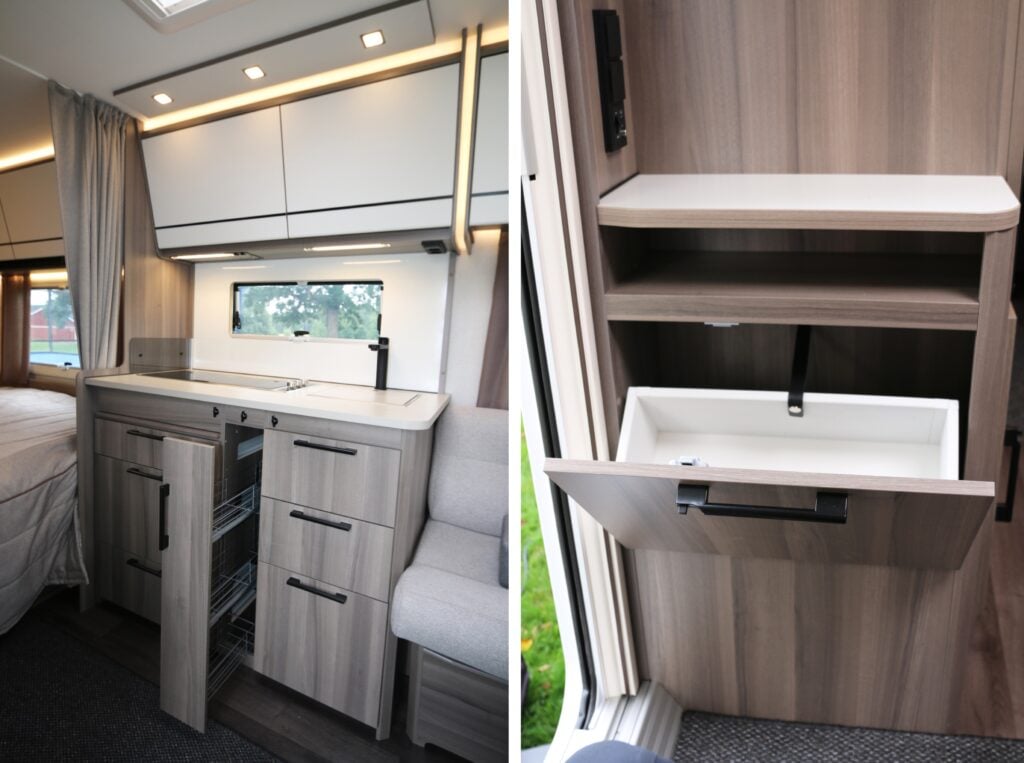 Kabe Estate 470 XL KS, skafferi och skohylla