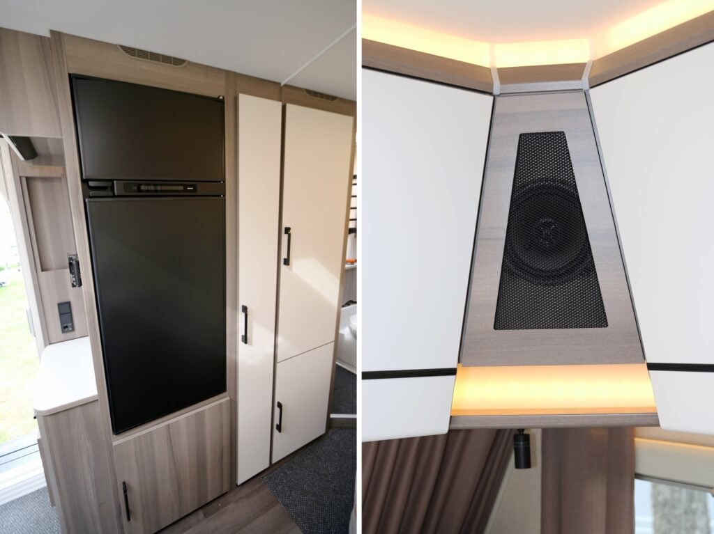 Kabe Estate 470 XL KS, kyl&frys samt högtalare