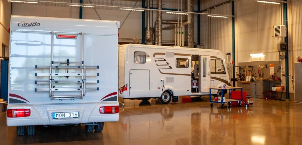 Serviceverkstad husbil