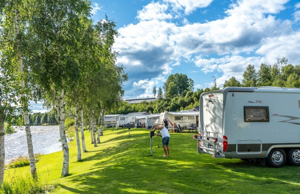 Lllhärdals camping, parkering