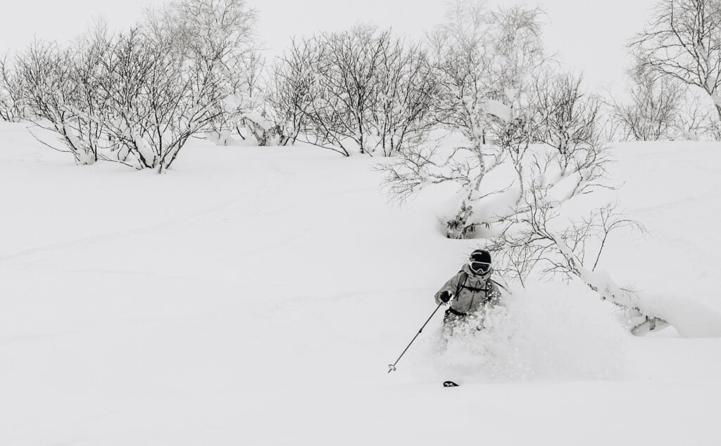 Sasa-slalom i Rusutsu.