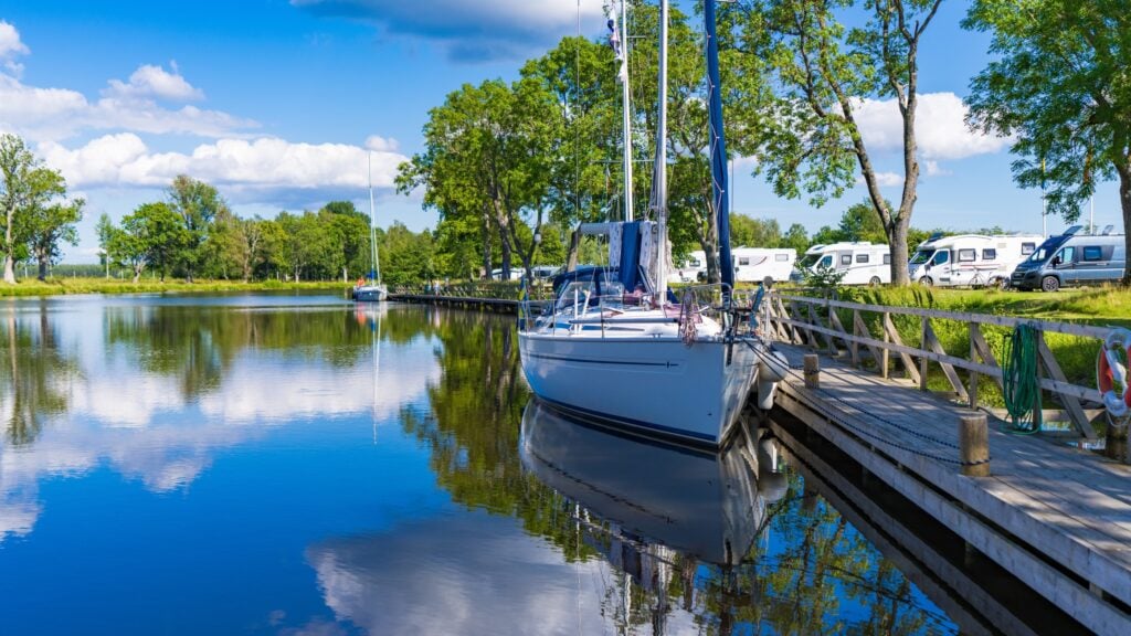 Vassbacken Camping, Göta kanal