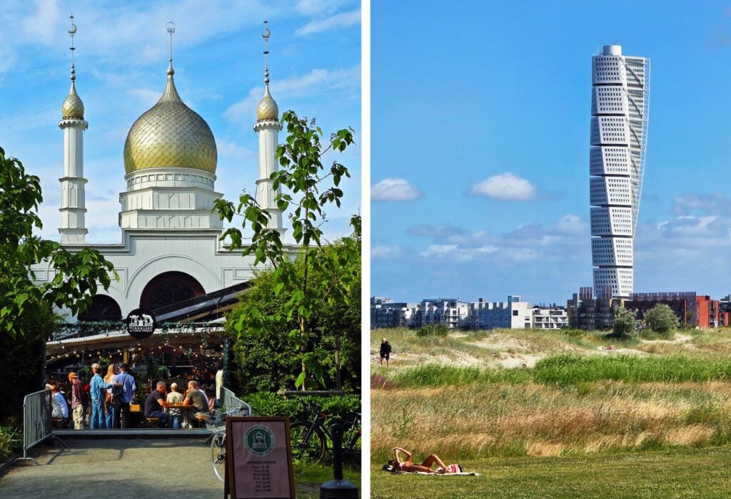 Malmö, Moriska paviljongen och Turning Torso