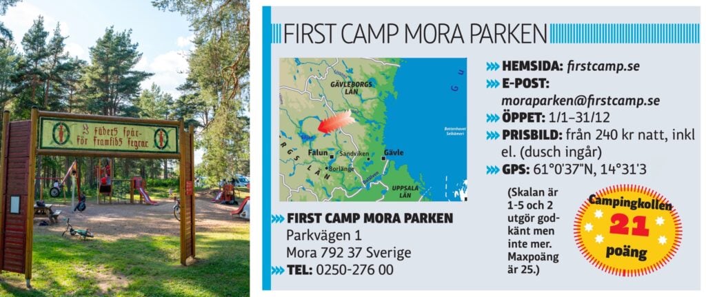 First Camp Mora Parken, betyg