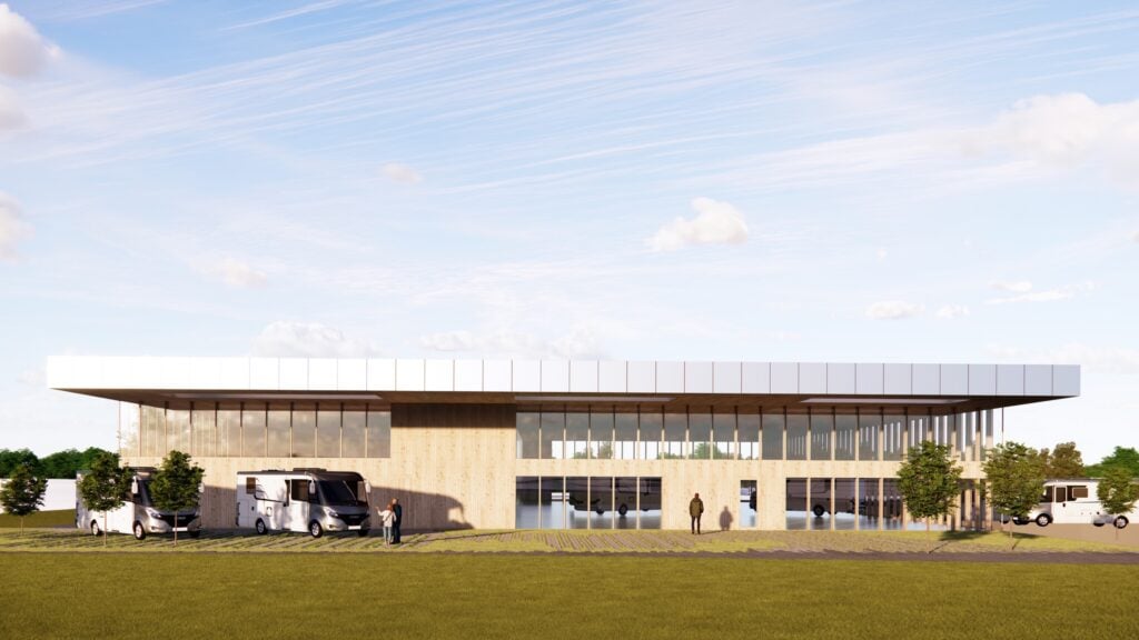 Hymer Center, ritning