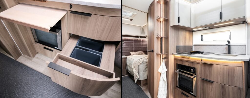 Kabe Royal 540 GLE KS, köksdetaljer