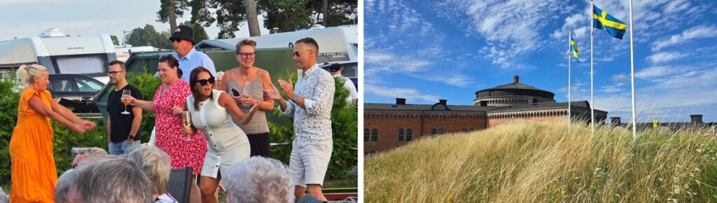 Campingen i Karlsborg samt Karlsborgs fästning