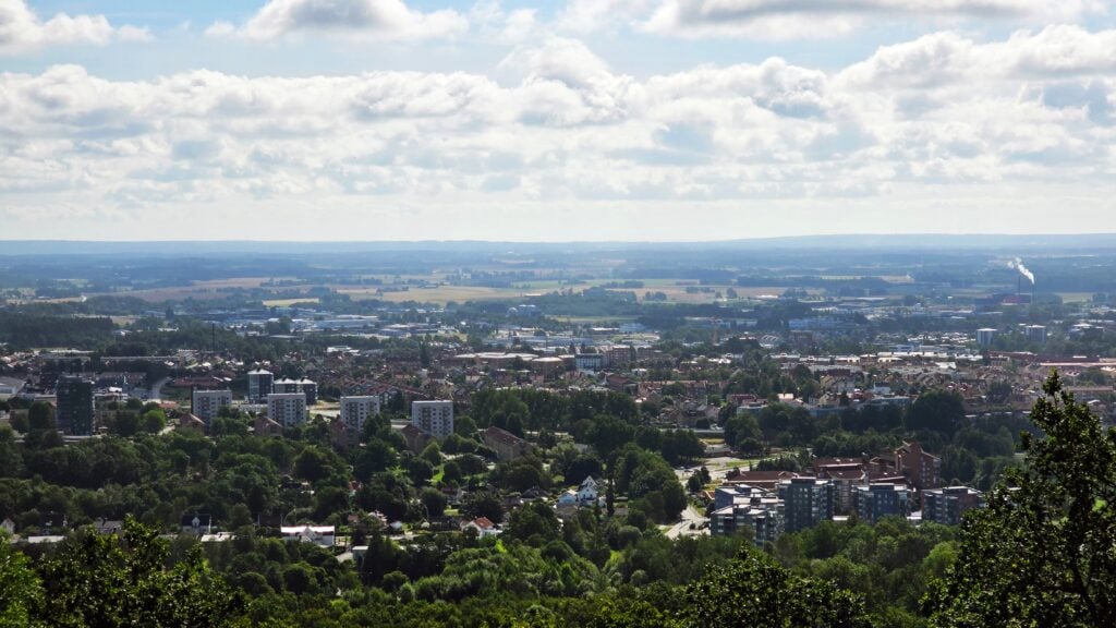 Skövde från Billingen
