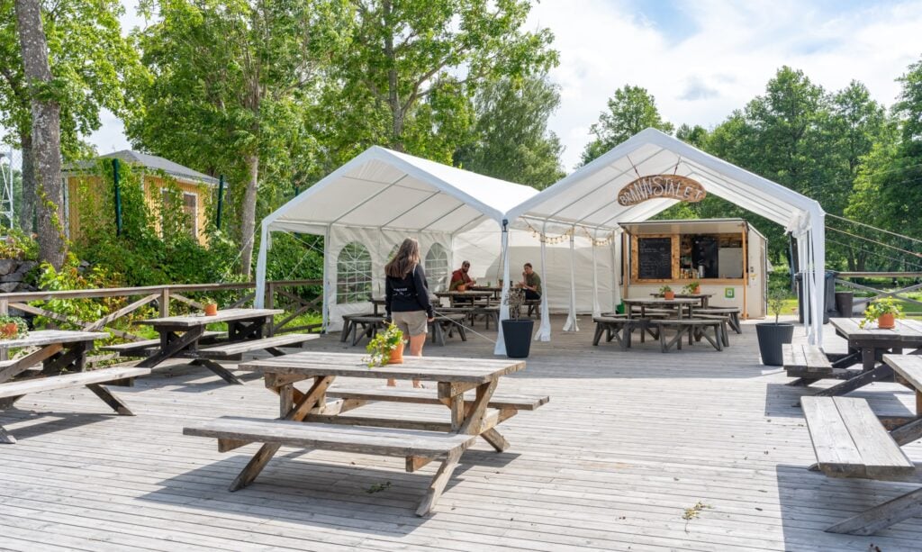 Simbadets camping, foodtruck