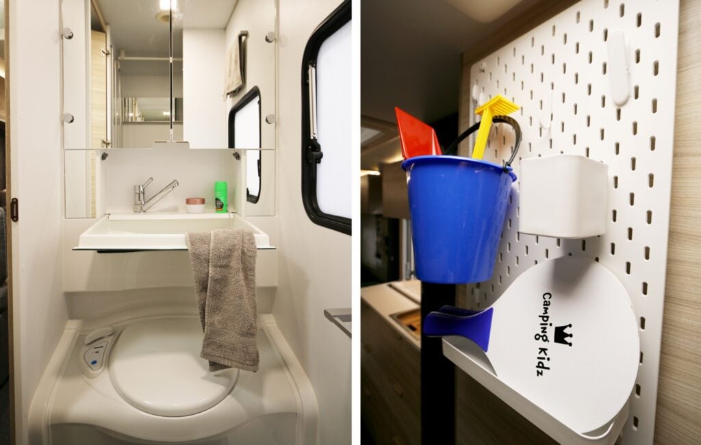Adria Altea 552 PK, hygien