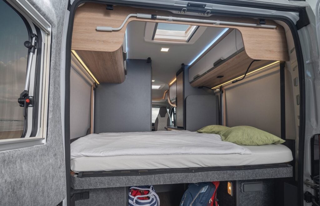 Knaus Boxlife 600, sängplats