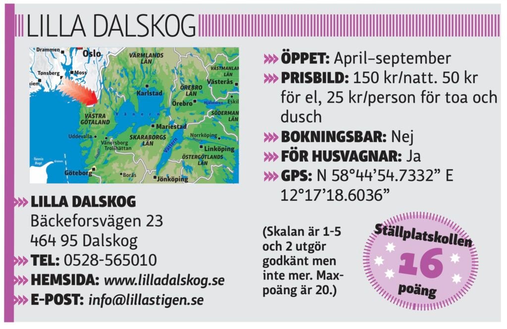 Lilla Dalskog, faktaruta