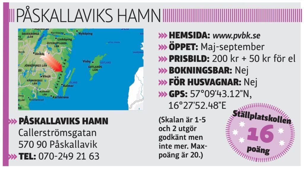 Påskallaviks hamn, faktaruta