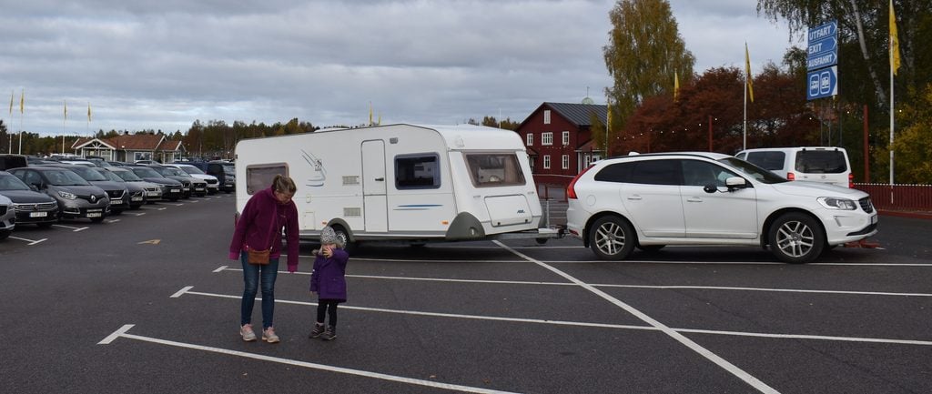 Astrid Lindgrens värld, bilar på parkeringen