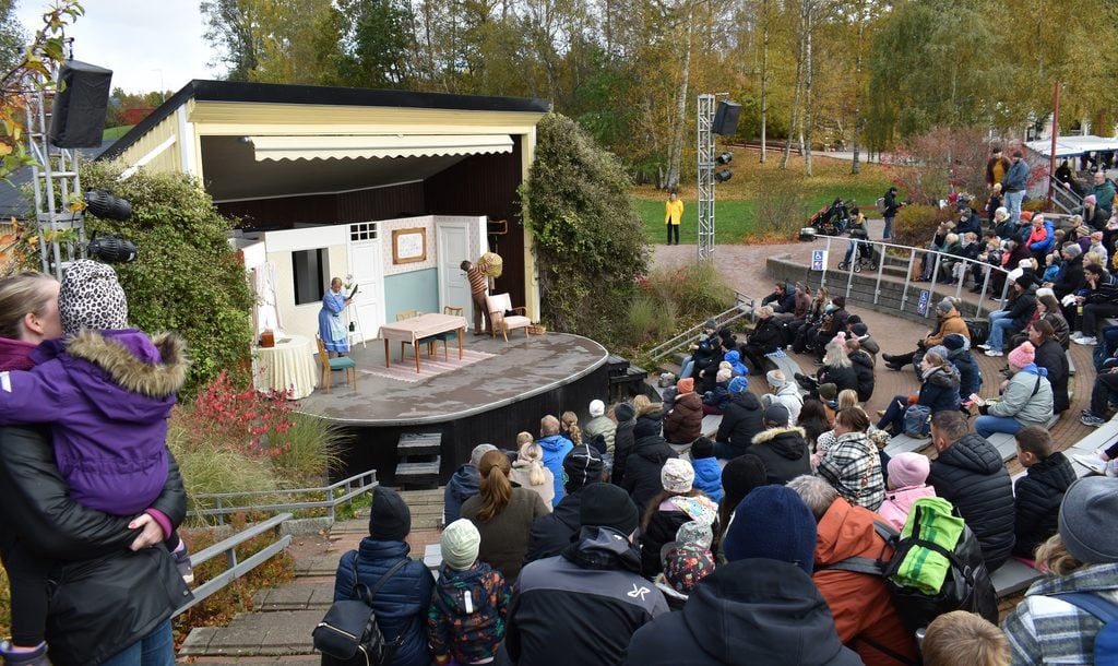Lilla scenen på Astrid Lindgrens värld.