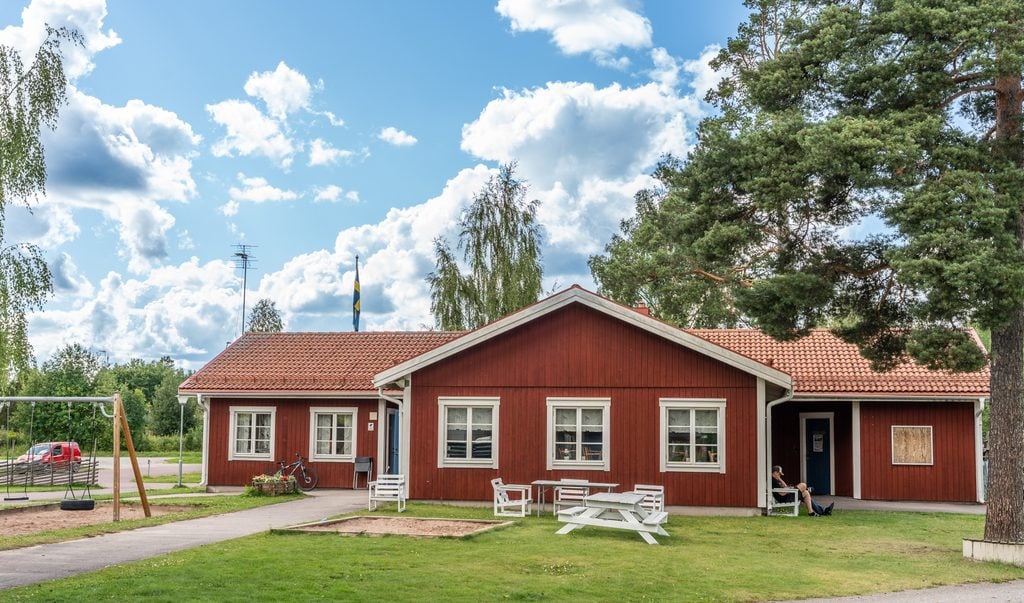 Vansbro camping med servicehuset