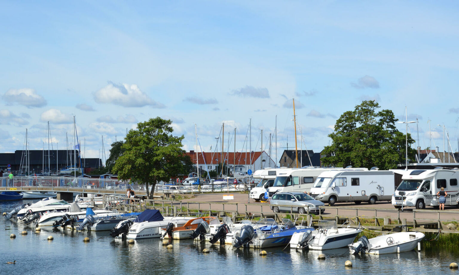 Ställplats Råå-ån: Här är idyllen total - Husvagn & Camping